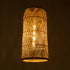 GloboStar® CALERO 01710 Boho Μοντέρνο Κρεμαστό Πλέγμα Μονόφωτο 1 x E27 IP20 Μπεζ Ξύλο - Μ25 x Π25 x Υ50cm - ledmania.gr