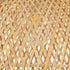 GloboStar® MANILA 01714 Boho Κρεμαστό Φωτιστικό Οροφής Μονόφωτο 1 x E27 Μπεζ Μπαμπού Καμπάνα Φ45 x Υ60cm - ledmania.gr