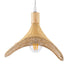 GLOBOSTAR® CUBA 01715 Boho Κρεμαστό Φωτιστικό Οροφής με Ντουί 1 x E27 AC 220-240V IP20 - Μπεζ - Μ33 x Π33 x Υ25cm - ledmania.gr