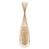 GLOBOSTAR® AZORES 01755 Boho Επιδαπέδιο Φωτιστικό με Ντουί 1 x E27 AC 220-240V IP20 - Μπεζ - Μ40 x Π40 x Υ150cm - ledmania.gr