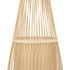 GLOBOSTAR® AZORES 01755 Boho Επιδαπέδιο Φωτιστικό με Ντουί 1 x E27 AC 220-240V IP20 - Μπεζ - Μ40 x Π40 x Υ150cm - ledmania.gr