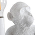 GloboStar® APES 01808 Μοντέρνο Φωτιστικό Πορτατίφ Λαμπατέρ Μονόφωτο 1 x E27 Λευκό Φιγούρα L30 x W27 x H30cm - ledmania.gr