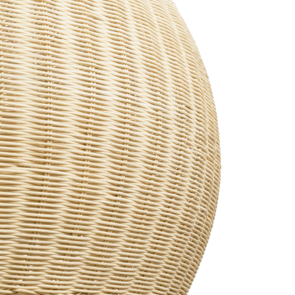 GloboStar® RAITO 01826 Boho Κρεμαστό Φωτιστικό Οροφής Μονόφωτο 1 x E27 AC220-240V IP20 - Φ100 x Υ63cm - Μπεζ Ξύλινο Μπαμπού Πλέγμα Καμπάνα - ledmania.gr