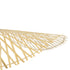 GloboStar® CINNABAR 01837 Boho Κρεμαστό Φωτιστικό Πλέγμα Μονόφωτο 1 x E27 IP20 Μπεζ Ξύλο - Μ75 x Π75 x Υ21cm - ledmania.gr