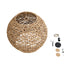 GLOBOSTAR® MANGATA 01851 Boho Κρεμαστό Φωτιστικό Οροφής με Ντουί 1 x E27 AC 220-240V IP20 - Μπεζ Καφέ - Μ60 x Π60 x Υ50cm