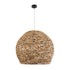 GLOBOSTAR® MANGATA 01851 Boho Κρεμαστό Φωτιστικό Οροφής με Ντουί 1 x E27 AC 220-240V IP20 - Μπεζ Καφέ - Μ60 x Π60 x Υ50cm