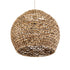 GLOBOSTAR® MANGATA 01851 Boho Κρεμαστό Φωτιστικό Οροφής με Ντουί 1 x E27 AC 220-240V IP20 - Μπεζ Καφέ - Μ60 x Π60 x Υ50cm