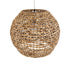 GLOBOSTAR® MANGATA 01851 Boho Κρεμαστό Φωτιστικό Οροφής με Ντουί 1 x E27 AC 220-240V IP20 - Μπεζ Καφέ - Μ60 x Π60 x Υ50cm