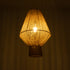 GloboStar® CAYMAN 01853 Boho Κρεμαστό Φωτιστικό Πλέγμα Μονόφωτο 1 x E27 IP20 Μπεζ Σχοινί - Μ40 x Π40 x Υ60cm - ledmania.gr