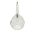 GloboStar® KENTUCKY 01880 Vintage Κρεμαστό Φωτιστικό Οροφής Μονόφωτο 1 x E27 AC220-240V IP20 - Φ30 x Υ50cm - Μπεζ Εκρού Μεταλλικό Πλέγμα - 5 Χρόνια Εγγύηση - ledmania.gr