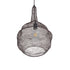 GloboStar® KENTUCKY 01881 Vintage Κρεμαστό Φωτιστικό Οροφής Μονόφωτο 1 x E27 AC220-240V IP20 - Φ30 x Υ50cm - Σκούρο Καφέ Μεταλλικό Πλέγμα - 5 Χρόνια Εγγύηση - ledmania.gr