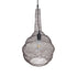 GloboStar® KENTUCKY 01881 Vintage Κρεμαστό Φωτιστικό Οροφής Μονόφωτο 1 x E27 AC220-240V IP20 - Φ30 x Υ50cm - Σκούρο Καφέ Μεταλλικό Πλέγμα - 5 Χρόνια Εγγύηση - ledmania.gr