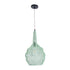 GloboStar® KENTUCKY 01882 Vintage Κρεμαστό Φωτιστικό Οροφής Μονόφωτο 1 x E27 AC220-240V IP20 - Φ30 x Υ50cm - Τιρκουάζ Μεταλλικό Πλέγμα - 5 Χρόνια Εγγύηση - ledmania.gr