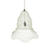 GloboStar® KENTUCKY 01889 Vintage Κρεμαστό Φωτιστικό Πλέγμα Μονόφωτο 1 x E27 IP20 Λευκό Μέταλλο - Μ50 x Π50 x Υ48cm - ledmania.gr