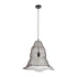 GloboStar® KENTUCKY 01890 Vintage Κρεμαστό Φωτιστικό Πλέγμα Μονόφωτο 1 x E27 IP20 Καφέ Μέταλλο - Μ50 x Π50 x Υ48cm - ledmania.gr
