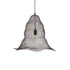 GloboStar® KENTUCKY 01890 Vintage Κρεμαστό Φωτιστικό Πλέγμα Μονόφωτο 1 x E27 IP20 Καφέ Μέταλλο - Μ50 x Π50 x Υ48cm - ledmania.gr