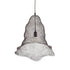 GloboStar® KENTUCKY 01890 Vintage Κρεμαστό Φωτιστικό Πλέγμα Μονόφωτο 1 x E27 IP20 Καφέ Μέταλλο - Μ50 x Π50 x Υ48cm - ledmania.gr