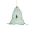 GloboStar® KENTUCKY 01891 Vintage Κρεμαστό Φωτιστικό Πλέγμα Μονόφωτο 1 x E27 IP20 Τιρκουάζ Μέταλλο - Μ50 x Π50 x Υ48cm - ledmania.gr