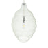 GloboStar® KENTUCKY 01898 Vintage Κρεμαστό Φωτιστικό Οροφής Μονόφωτο 1 x E27 AC220-240V IP20 - Φ40 x Υ60cm - Μπεζ Εκρού Μεταλλικό Πλέγμα - ledmania.gr