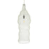 GloboStar® KENTUCKY 01904 Vintage Κρεμαστό Φωτιστικό Οροφής Μονόφωτο 1 x E27 AC220-240V IP20 - Φ30 x Υ80cm - Μπεζ Εκρού Μεταλλικό Πλέγμα - ledmania.gr