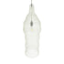 GloboStar® KENTUCKY 01904 Vintage Κρεμαστό Φωτιστικό Οροφής Μονόφωτο 1 x E27 AC220-240V IP20 - Φ30 x Υ80cm - Μπεζ Εκρού Μεταλλικό Πλέγμα - ledmania.gr