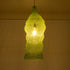 GloboStar® KENTUCKY 01906 Vintage Κρεμαστό Φωτιστικό Οροφής Μονόφωτο 1 x E27 AC220-240V IP20 - Φ30 x Υ80cm - Τιρκουάζ Μεταλλικό Πλέγμα - ledmania.gr