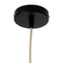 GloboStar® HIBISCUS 01934 Boho Κρεμαστό Φωτιστικό Οροφής Μονόφωτο 1 x E27 AC220-240V IP20 - Φ28 x Υ28cm - Μπεζ Ξύλινο Πλέγμα - 5 Years Warranty - ledmania.gr