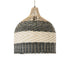 GLOBOSTAR® BARBADOS 01944 Boho Κρεμαστό Φωτιστικό Οροφής με Ντουί 1 x E27 AC 220-240V IP20 - Μπεζ & Χακί - Μ40 x Π40 x Υ45cm - ledmania.gr