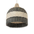 GLOBOSTAR® BARBADOS 01944 Boho Κρεμαστό Φωτιστικό Οροφής με Ντουί 1 x E27 AC 220-240V IP20 - Μπεζ & Χακί - Μ40 x Π40 x Υ45cm - ledmania.gr