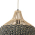 GLOBOSTAR® BARBADOS 01944 Boho Κρεμαστό Φωτιστικό Οροφής με Ντουί 1 x E27 AC 220-240V IP20 - Μπεζ & Χακί - Μ40 x Π40 x Υ45cm - ledmania.gr
