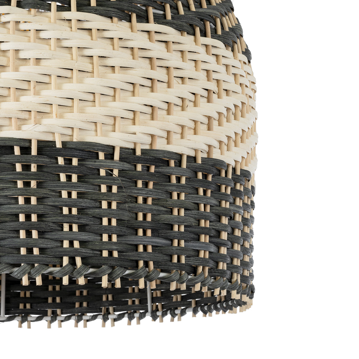 GLOBOSTAR® BARBADOS 01944 Boho Κρεμαστό Φωτιστικό Οροφής με Ντουί 1 x E27 AC 220-240V IP20 - Μπεζ & Χακί - Μ40 x Π40 x Υ45cm - ledmania.gr