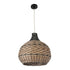GLOBOSTAR® SEYCHELLES 01948 Boho Κρεμαστό Φωτιστικό Οροφής με Ντουί 1 x E27 AC 220-240V IP20 - Μπεζ & Χακί - Μ40 x Π40 x Υ40cm - ledmania.gr