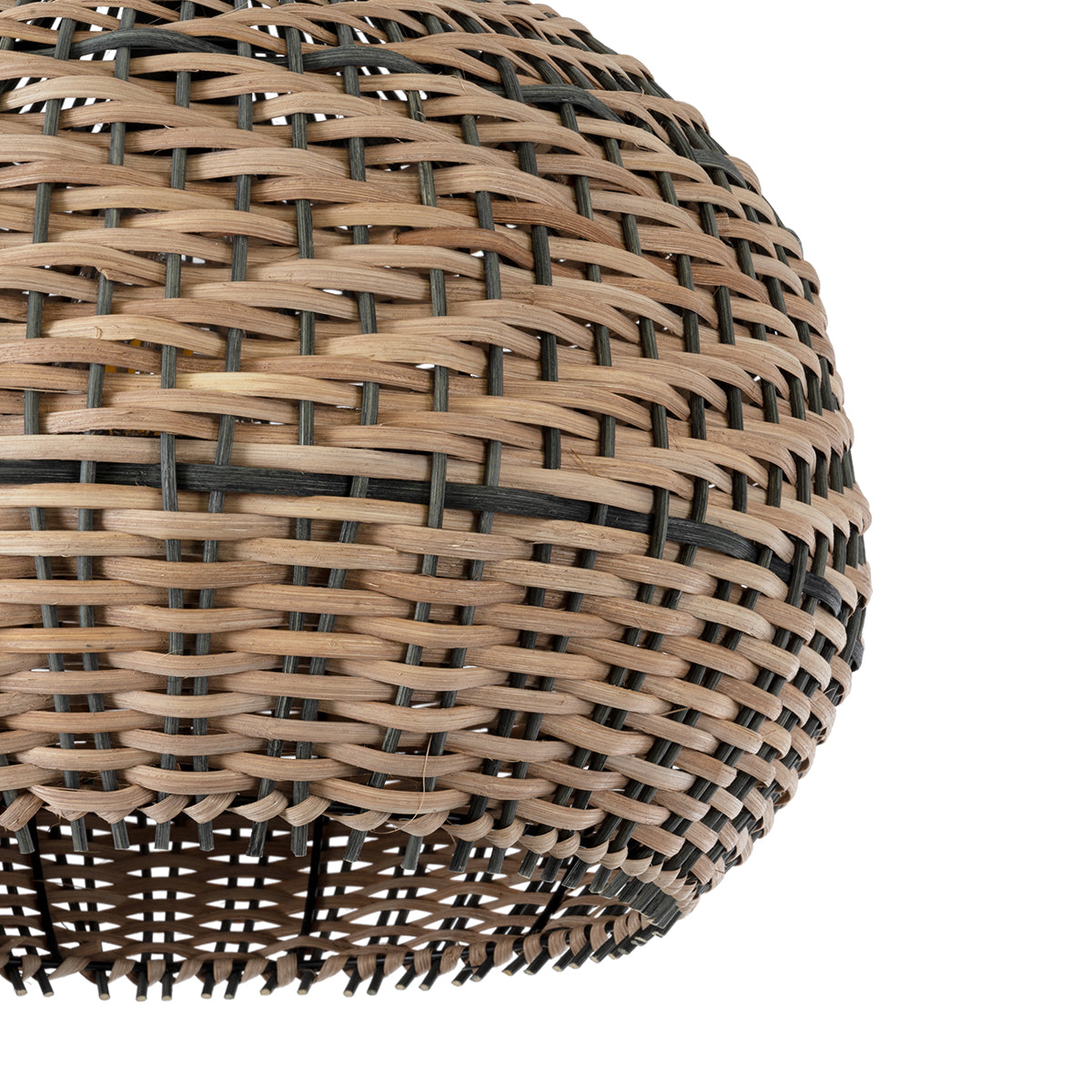 GLOBOSTAR® SEYCHELLES 01948 Boho Κρεμαστό Φωτιστικό Οροφής με Ντουί 1 x E27 AC 220-240V IP20 - Μπεζ & Χακί - Μ40 x Π40 x Υ40cm - ledmania.gr