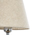 GLOBOSTAR® HASUMI 01956 Boho Επιτραπέζιο Φωτιστικό Πορτατίφ με Ντουί 1 x E27 AC 220-240V IP20 - Μπεζ - Μ23 x Π23 x Υ40cm