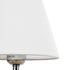 GLOBOSTAR® HASUMI 01957 Boho Επιτραπέζιο Φωτιστικό Πορτατίφ με Ντουί 1 x E27 AC 220-240V IP20 - Μπεζ & Λευκό - Μ19 x Π19 x Υ30cm