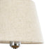 GLOBOSTAR® HOLOKAI 01960 Boho Επιτραπέζιο Φωτιστικό Πορτατίφ με Ντουί 1 x E27 AC 220-240V IP20 - Μπεζ & Λευκό - Μ23 x Π23 x Υ40cm
