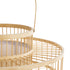 GLOBOSTAR® SORENIA 02003 Boho Επιδαπέδιο Φωτιστικό με Ντουί 1 x E27 AC 220-240V IP20 - Μπεζ - Μ48x Π48 x Υ27cm