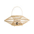 GLOBOSTAR® SORENIA 02005 Boho Επιδαπέδιο Φωτιστικό με Ντουί 1 x E27 AC 220-240V IP20 - Μπεζ - Μ50 x Π50 x Υ18cm