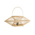 GLOBOSTAR® SORENIA 02005 Boho Επιδαπέδιο Φωτιστικό με Ντουί 1 x E27 AC 220-240V IP20 - Μπεζ - Μ50 x Π50 x Υ18cm