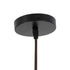 GloboStar® SALERNO 02080 Boho Κρεμαστό Φωτιστικό Πλέγμα Μονόφωτο 1 x E27 IP20 Μαύρο & Μπεζ Σχοινί Μ50 x Π50 x Υ80cm - ledmania.gr