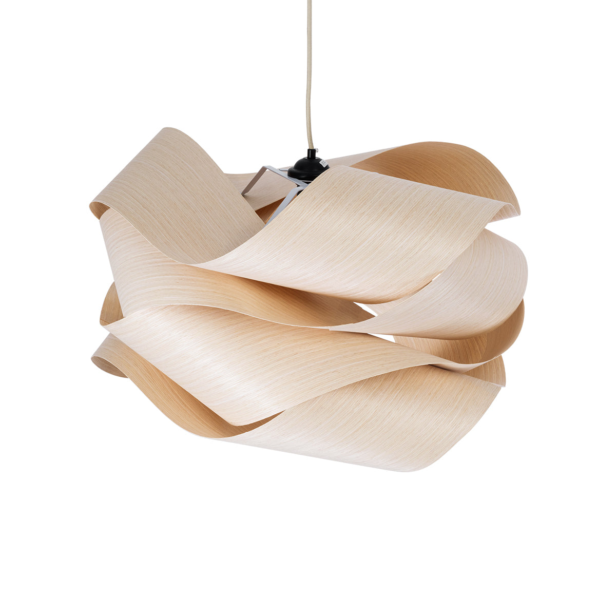 GloboStar® SARDIGNA 02181 Boho Κρεμαστό Φωτιστικό Οροφής Μονόφωτο 1 x E27 AC220-240V IP20 - Φ60 x Υ30cm - Μπεζ Λεπτό Φύλλο Ξύλου Πλέγμα - ledmania.gr