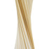 GloboStar® PRAIA 02225 Μοντέρνο Επιδαπέδιο Φωτιστικό Δίφωτο 2 x E27 AC220-240V IP20 - Φ25 x Υ145cm - Μπεζ Λευκό Λεπτό Φύλλο Ξύλου Πλέγμα - ledmania.gr