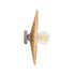GloboStar® COLOMBO 02278 Boho Φωτιστικό Τοίχου - Απλίκα Μονόφωτο 1 x E27 AC 220-240V IP20 - Φ40 x Υ9cm - Μπεζ με Μπεζ Καφέ Φυσική Ράφια Άχυρο Πλέγμα - ledmania.gr