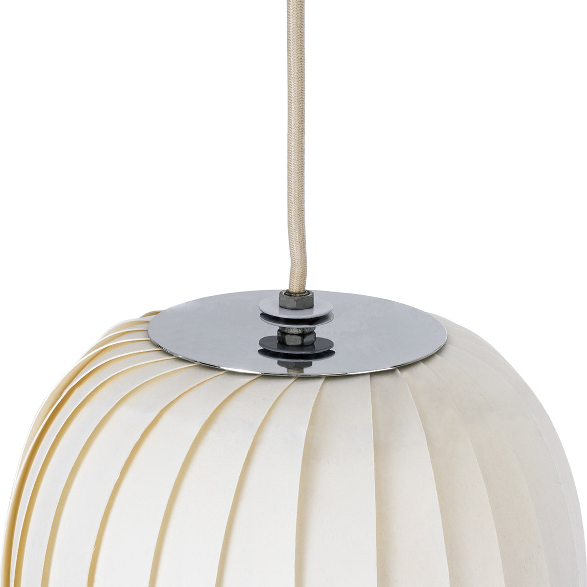 GloboStar® PRAIA 02316 Μοντέρνο Κρεμαστό Φωτιστικό Οροφής Δίφωτο 2 x E27 AC220-240V IP20 - Φ25 x Υ112cm - Μπεζ Λευκό Λεπτό Φύλλο Ξύλου Πλέγμα - ledmania.gr