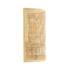 GloboStar® SAOTOME 02321 Boho Φωτιστικό Τοίχου - Απλίκα Μονόφωτο 1 x E27 AC 220-240V IP20 - Μ20 x Π10 x Υ25cm - Μπεζ Ξύλινο Μπαμπού Πλέγμα - ledmania.gr
