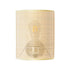 GloboStar® SAOTOME 02321 Boho Φωτιστικό Τοίχου - Απλίκα Μονόφωτο 1 x E27 AC 220-240V IP20 - Μ20 x Π10 x Υ25cm - Μπεζ Ξύλινο Μπαμπού Πλέγμα - ledmania.gr