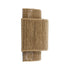 GloboStar® MABANA 02322 Boho Φωτιστικό Τοίχου - Απλίκα Μονόφωτο 1 x E27 AC 220-240V IP20 - Μ23 x Π11 x Υ25cm - Μπεζ Λεπτό Σχοινί Τριχιά Πλέγμα - ledmania.gr