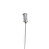 GLOBOSTAR® GOURAMI 02360 Μοντέρνο Κρεμαστό Φωτιστικό Οροφής με Ντουί 1 x E27 AC 220-240V IP20 - Κόκκινο - Μ70 x Π40 x Υ27cm