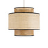 GLOBOSTAR® BRAVADO 02386 Boho Κρεμαστό Φωτιστικό Οροφής με Ντουί 1 x E27 AC 220-240V IP20 - Μπεζ- Μ40 x Π40 x Υ35cm - ledmania.gr