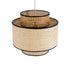 GLOBOSTAR® BRAVADO 02386 Boho Κρεμαστό Φωτιστικό Οροφής με Ντουί 1 x E27 AC 220-240V IP20 - Μπεζ- Μ40 x Π40 x Υ35cm - ledmania.gr